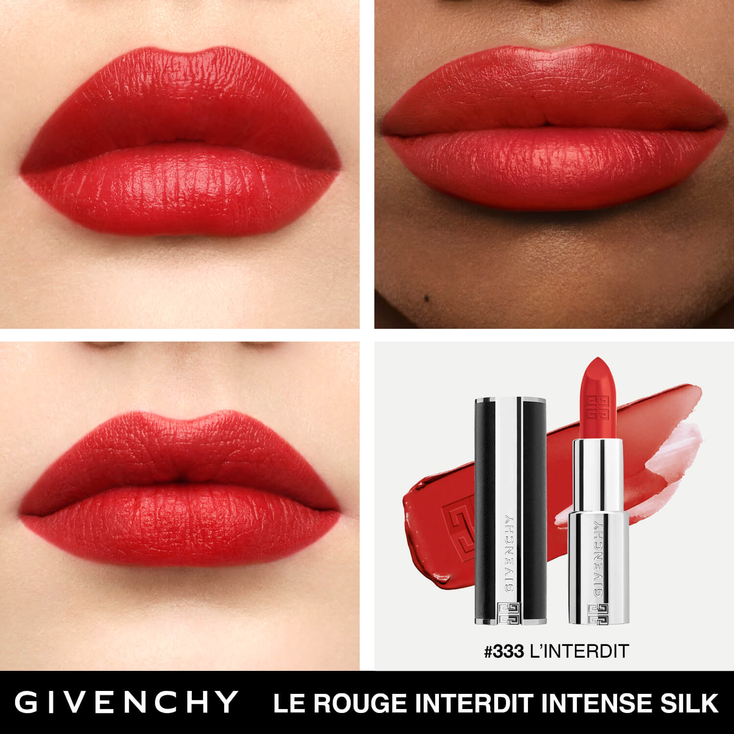 LE ROUGE INTERDIT INTENSE SILK (LABIAL SEMI MATE)